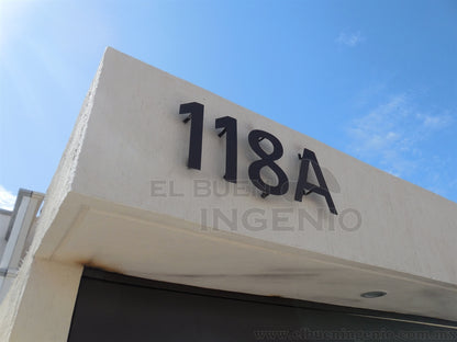 Numero Residencial Exterior Silueta