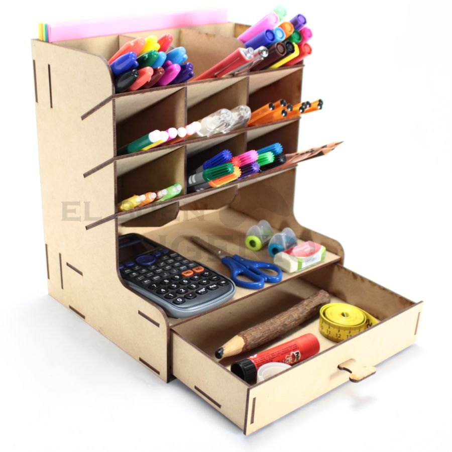 Organizador de Hojas de escritorio con base para celular 3