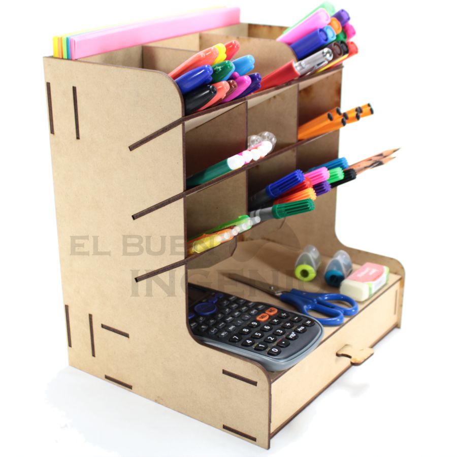 Organizador de Hojas de escritorio con base para celular 3