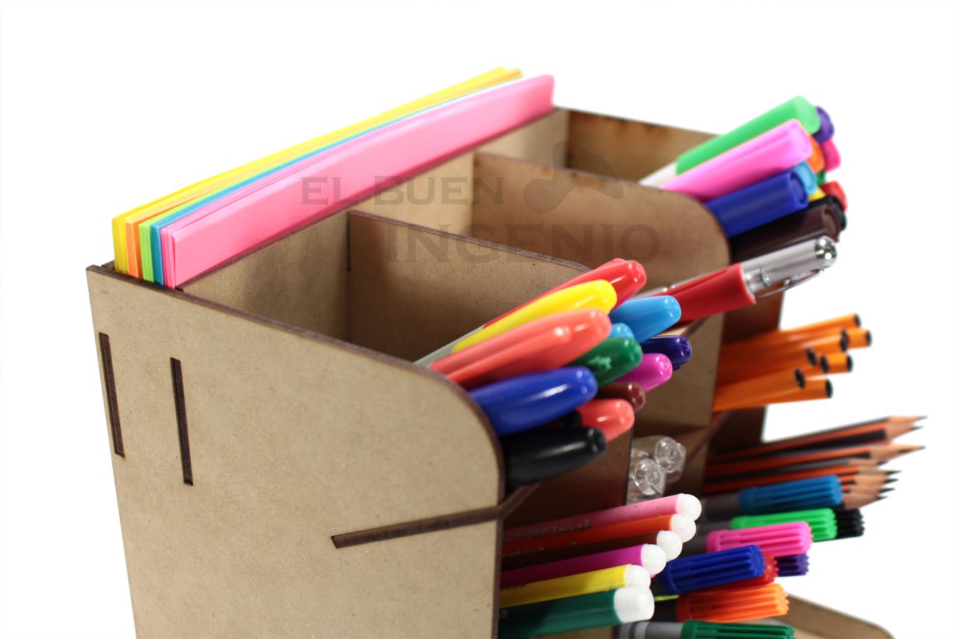 Organizador de Hojas de escritorio con base para celular 3