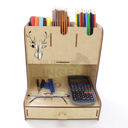 Organizador de escritorio con base para celular Conejo N5