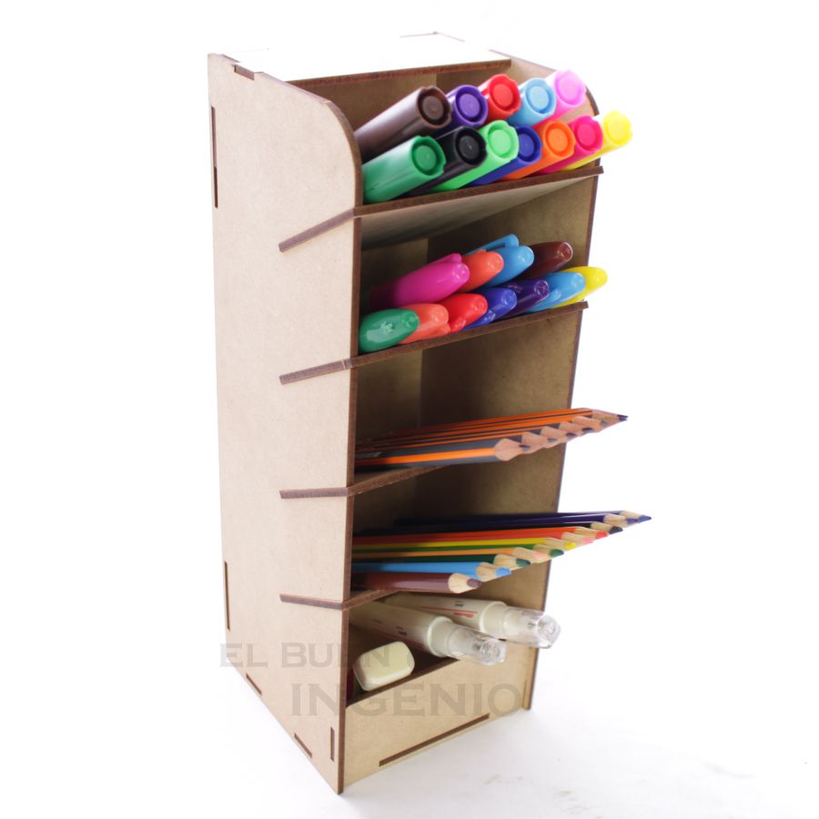 Organizador de escritorio Individual 1 con base para celular Conejo