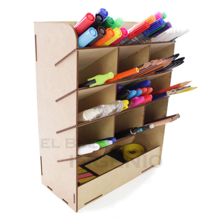 Organizador de escritorio Individual 2 con base para celular Conejo