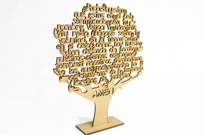 Recuerdo bautizo XV boda arbol abundancia padre nuestro
