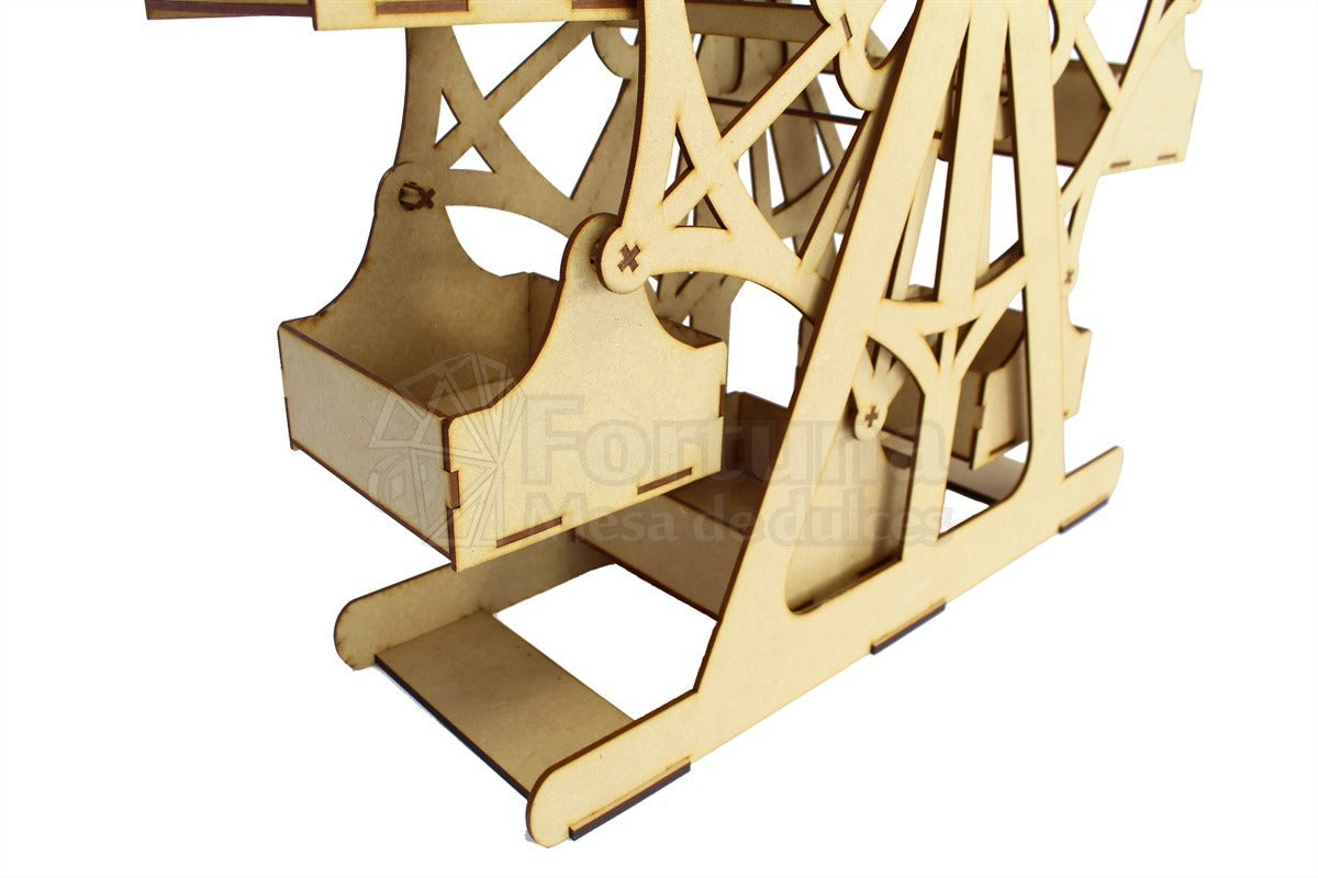 Rueda de la fortuna gigante 60cm para mesa de dulces