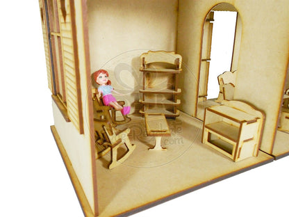 Casa de munecas Polly corazones