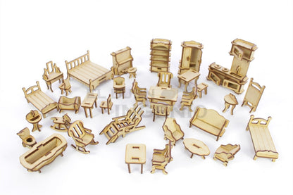 muebles para muñecas Polly Pocket