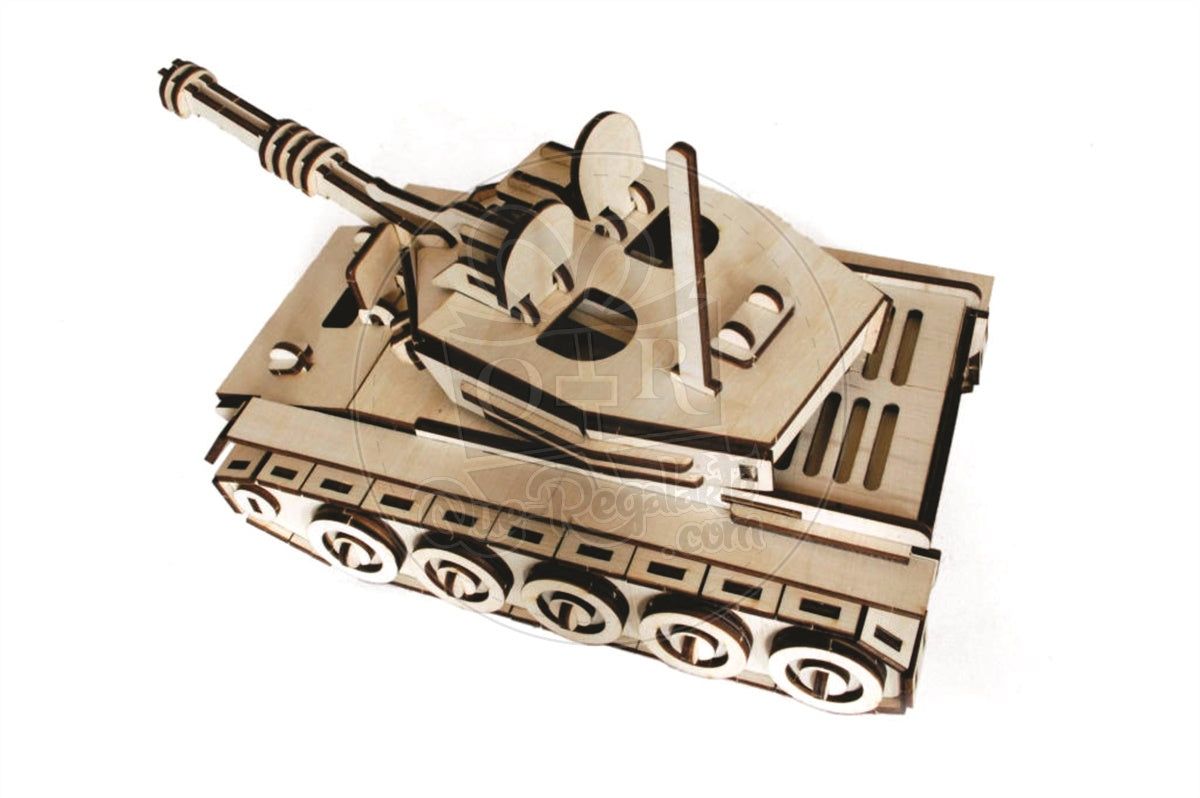 Tanque Rompecabezas 3D