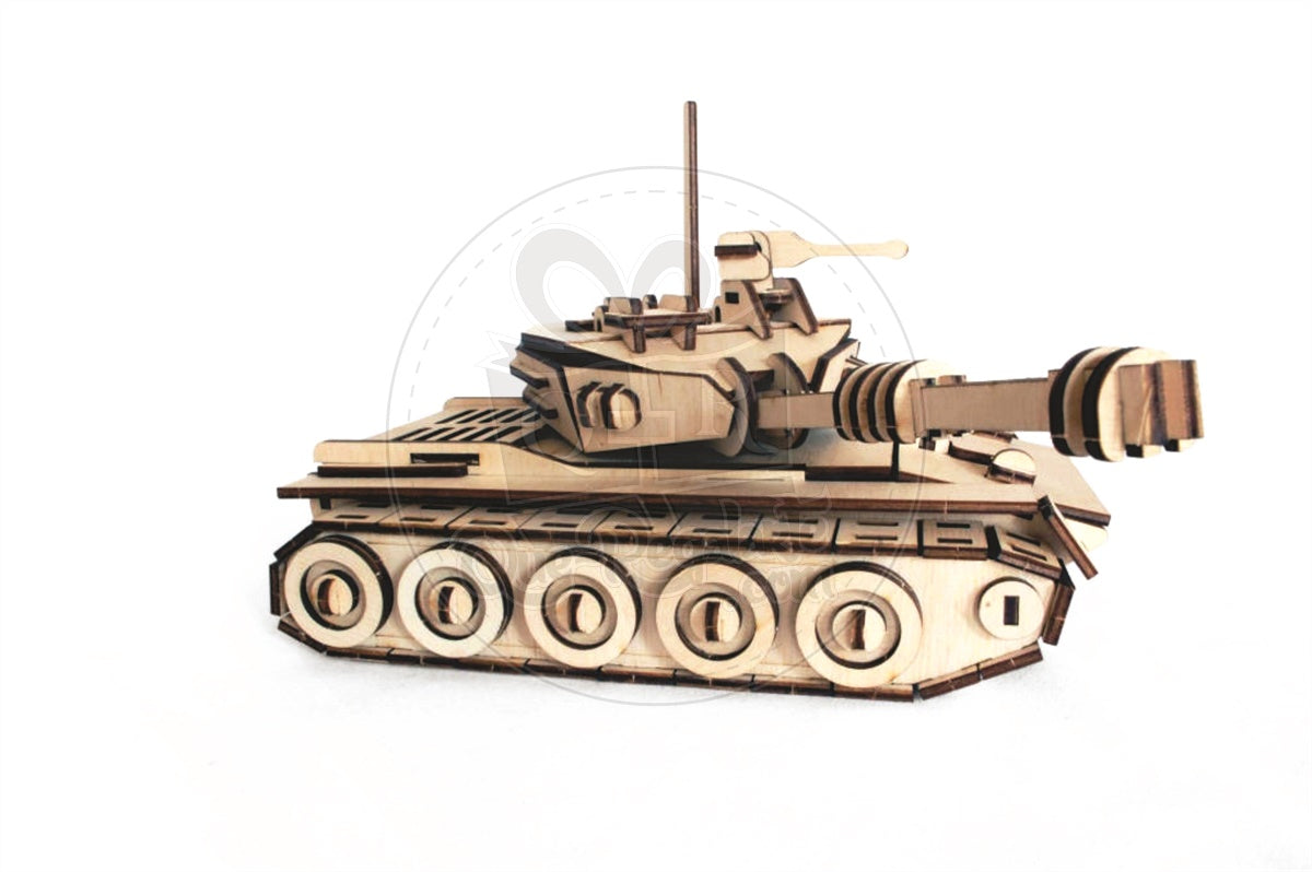 Tanque Rompecabezas 3D