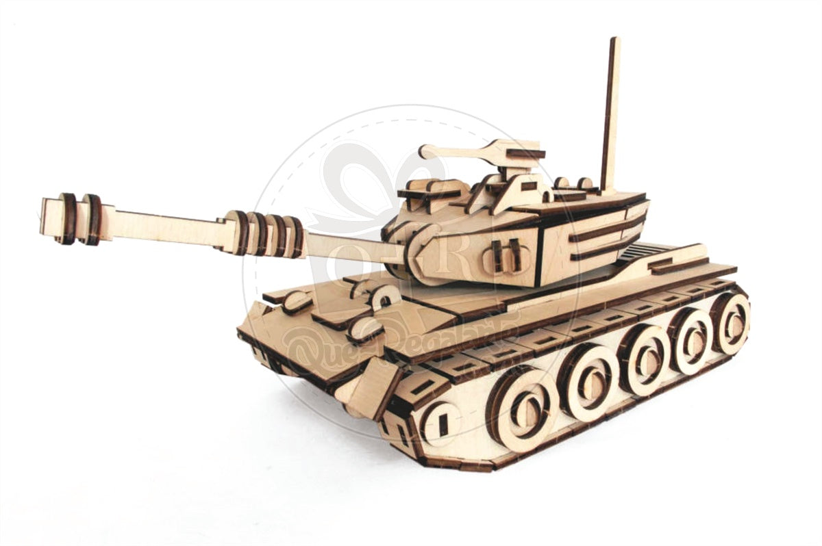 Tanque Rompecabezas 3D