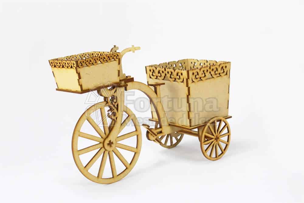 Triciclo para adornar mesa de dulces